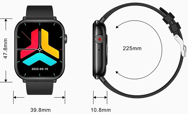 QX9 smartwatch design