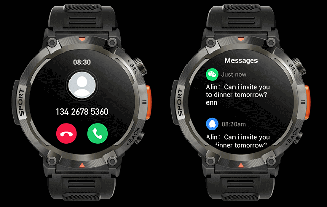 EIGIIS KE3 smartwatch features