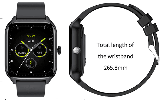 T19 Pro smartwatch design