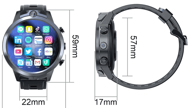 X600S 4G LTE SmartWatch design