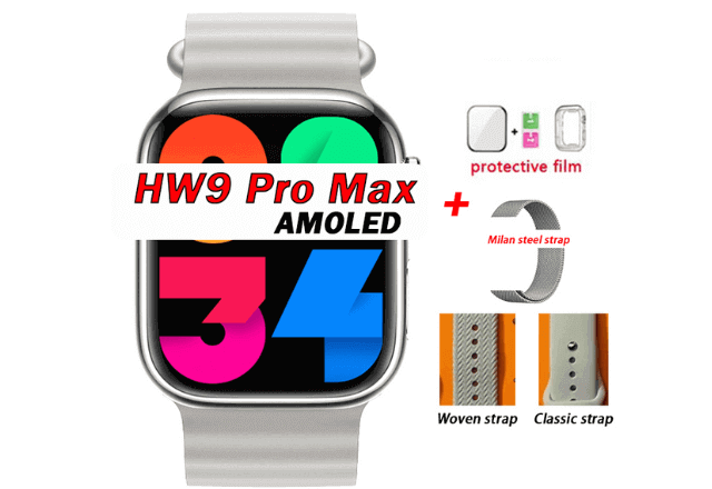 HW9 Pro Max smartwatch design