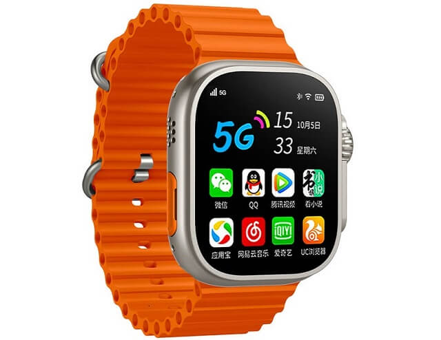 X8 Ultra 4G smartwatch design