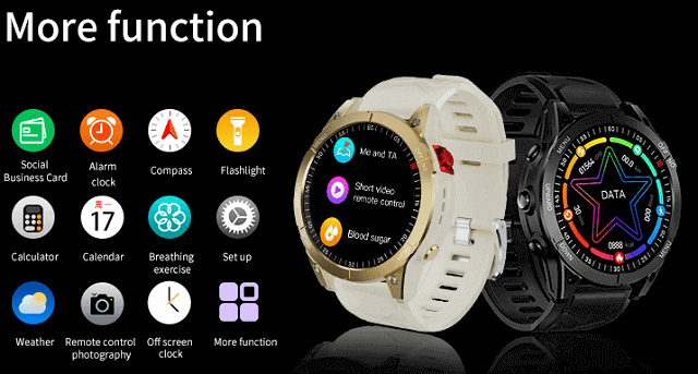 JS7 Fenix smartwatch features