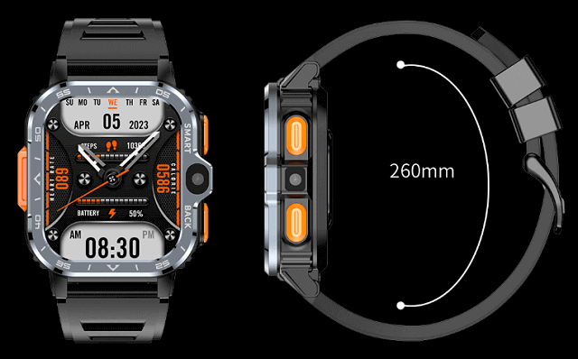 KOM7 4G SmartWatch design