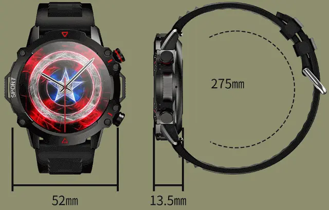 TF10 Pro SmartWatch design