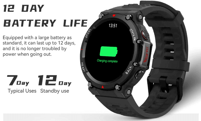 ZW25 smartwatch features