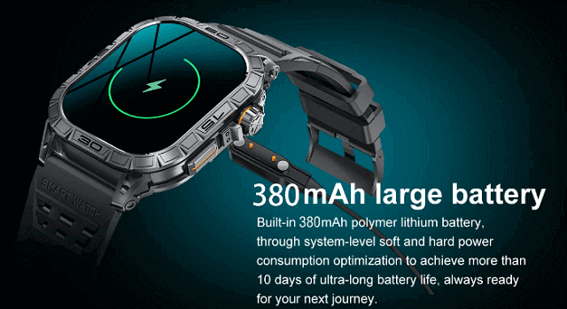 K63 smartwatch features