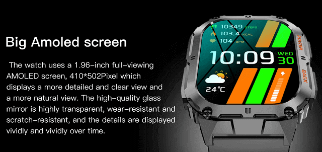 Lemfo K61 Pro smartwatch design