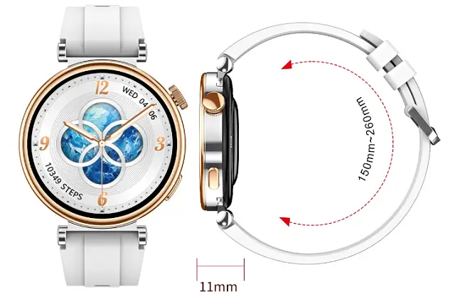 GT4 Mini smartwatch design