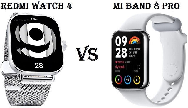 mi watch 4 vs mi band 8 pro