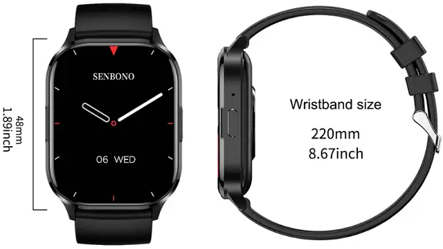 Senbono Air3 Smartwatch design