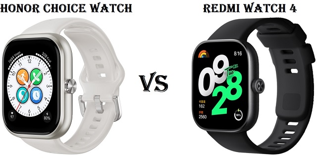 Honor Choice Watch VS Redmi Watch 4 Honor Choice Watch VS Redmi Watch 4