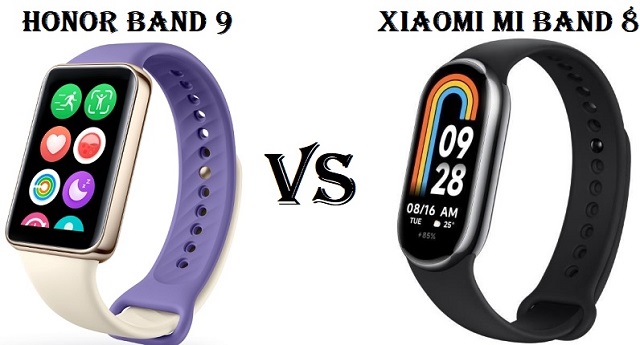 Honor Band 9 VS Xiaomi Mi Band 8 Honor Band 9 VS Xiaomi Mi Band 8