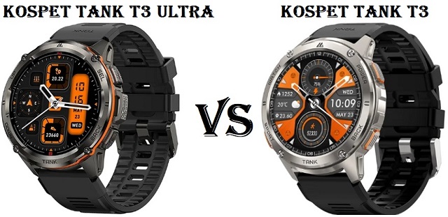 Kospet Tank T3 Ultra VS Kospet Tank T3 Kospet Tank T3 VS Kospet Tank T3