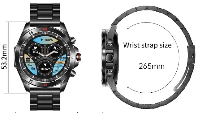 NX1 Pro smartwatch design