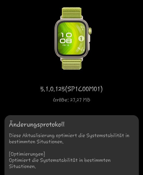 Huawei Watch Fit 4 Firmware