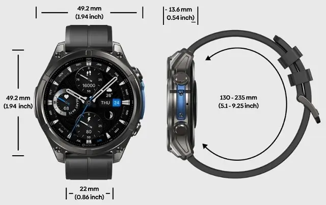 Zeblaze Vibe 8 design